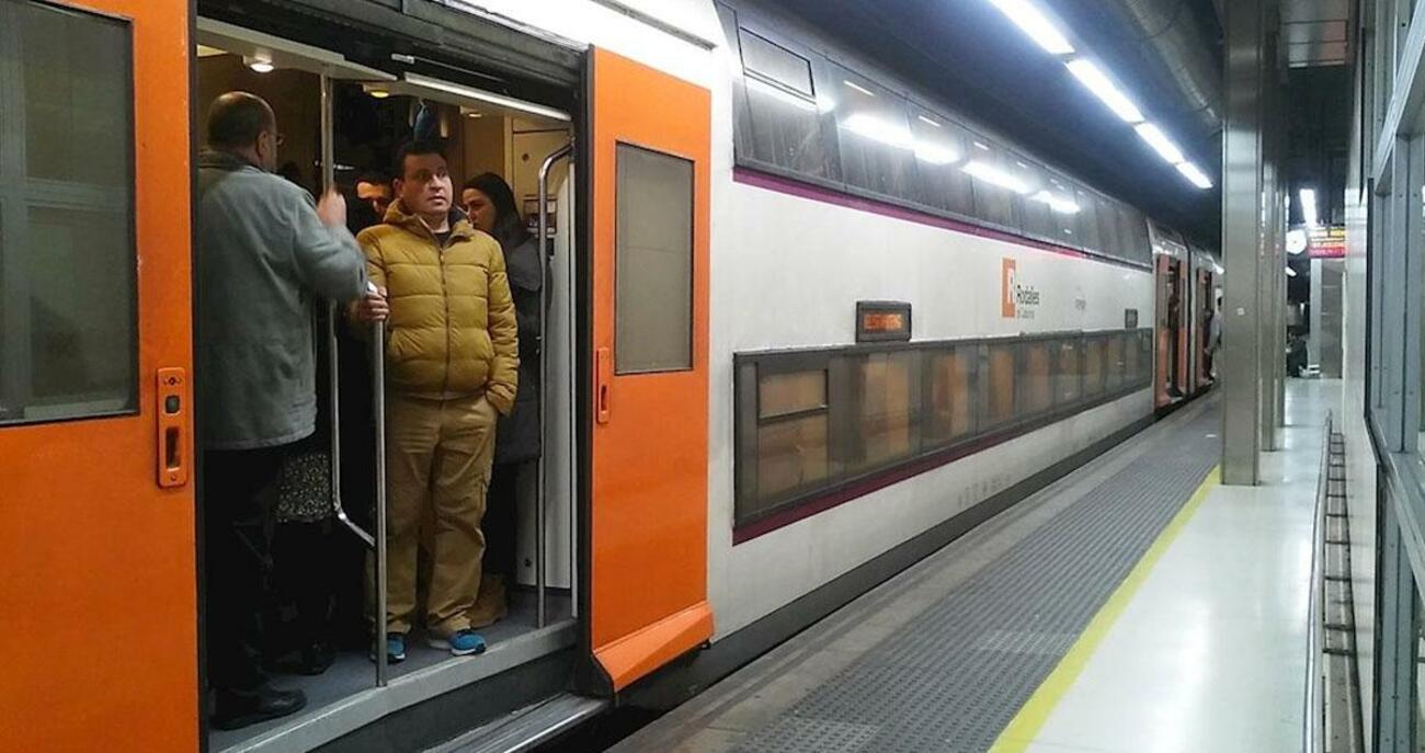 Tren de Rodalies en Sants / EP