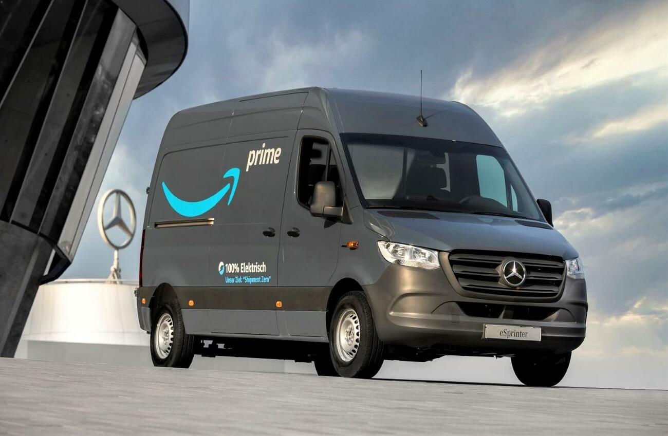 Furgoneta eléctrica de Mercedes para Amazon / AMAZON