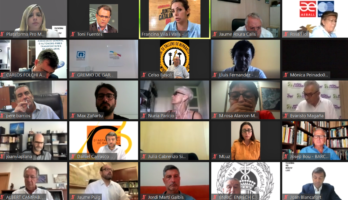 Reunión de la Plataforma Pro Movilidad Libre de Barcelona