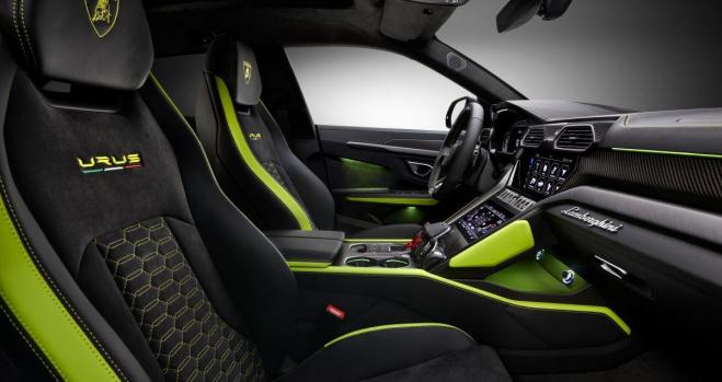 Interior del nuevo Lamborghini Urus Graphite Capsule / LAMBORGHINI