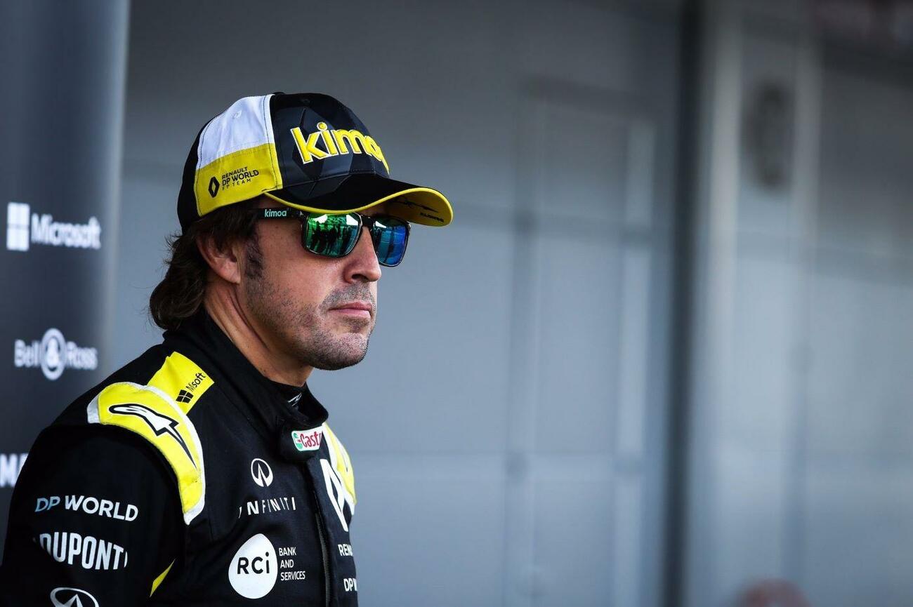 Fernando Alonso en la prueba del monoplaza de Renault en Montmeló / RENAULT Fernando Alonso en la prueba del monoplaza de Renault en Montmeló / RENAULT