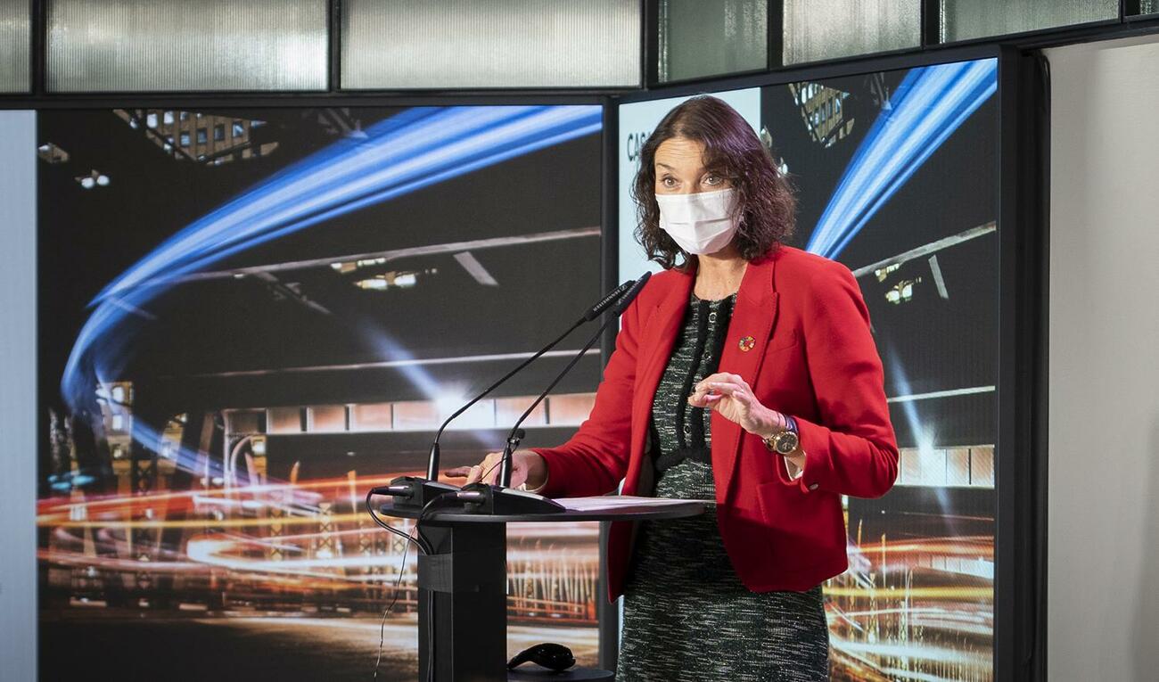 Reyes Maroto en la presentación de Auto Mobility Trends / LENA PRIETO Reyes Maroto en la presentación de Auto Mobility Trends / LENA PRIETO