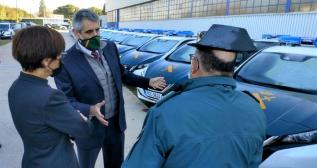 Coches eléctricos del modelo Nissan Leaf comprados por la Guardia Civil / GC