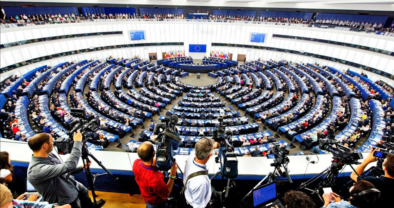 Medios de comunicación en una sesión plenaria del Parlamento europeo / CC Medios de comunicación en una sesión plenaria del Parlamento europeo / CC