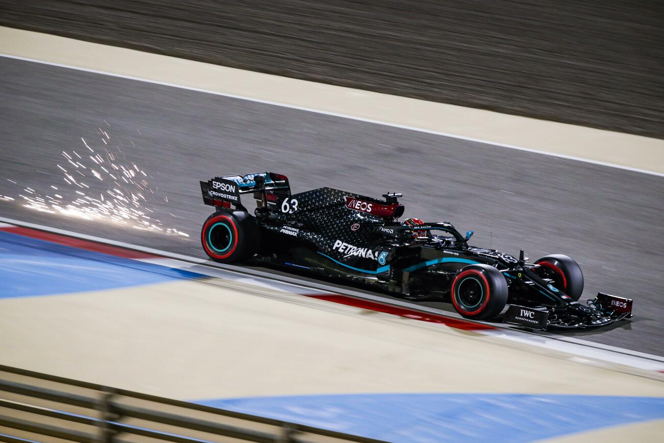 George Russell en el GP de Sakhir en Bahréin / FLORENT GOODEN / DPPI / EP