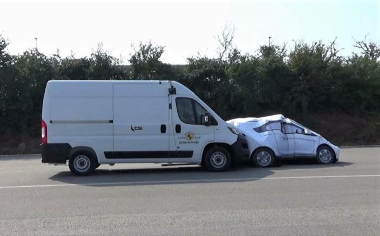 Prueba de seguridad de furgonetas de Euro NCAP