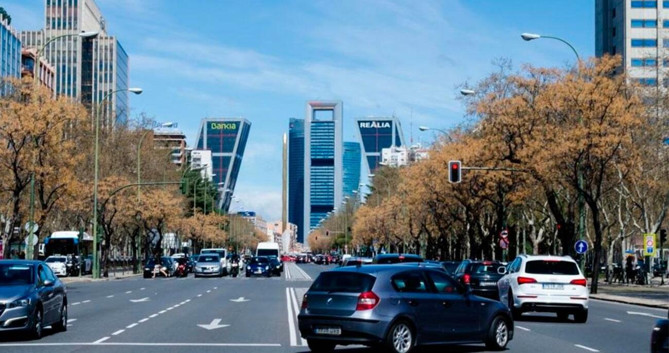 Paseo de la Castellana, en Madrid / EUROPA PRESS