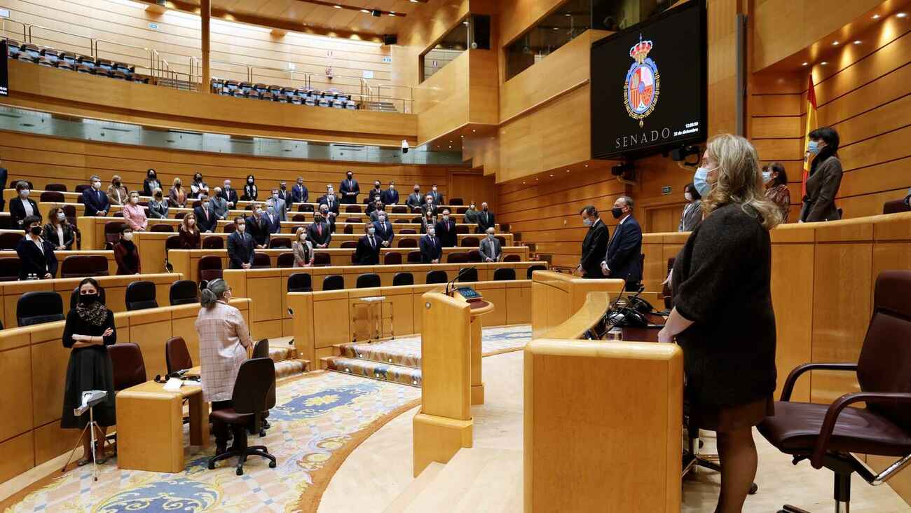 Una sesión en el Senado Una sesión en el Senado