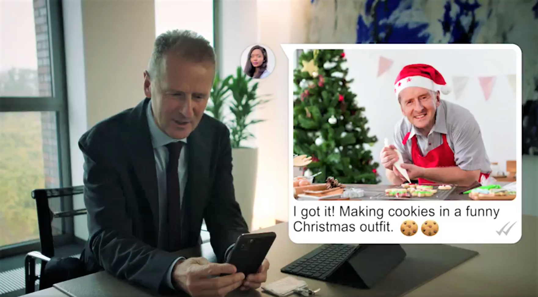 Felicitación navideña de Herbert Diess