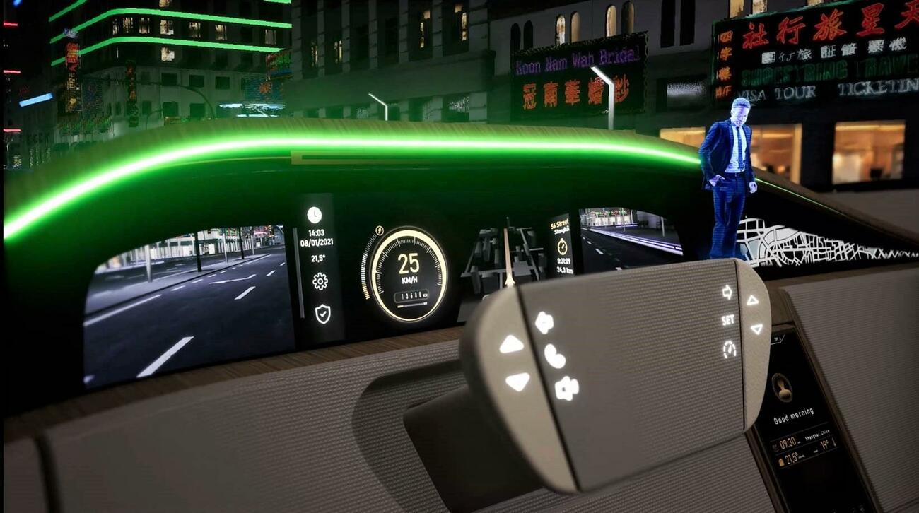 Concept car del interior de los coches de Grupo Antolín