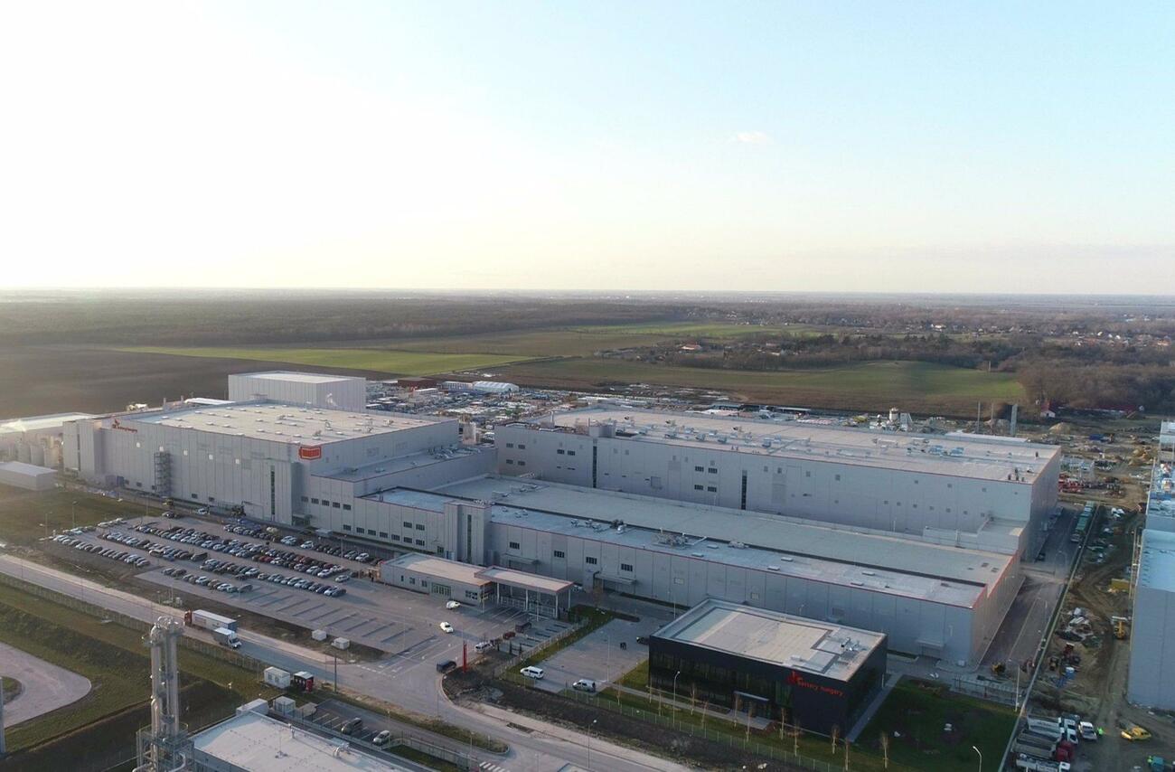 Fábrica de baterías de SK Innovation en Hungría / SK
