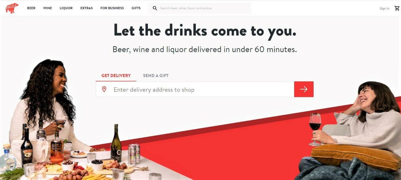Portal de venta de alcohol Drizly comprado por Uber