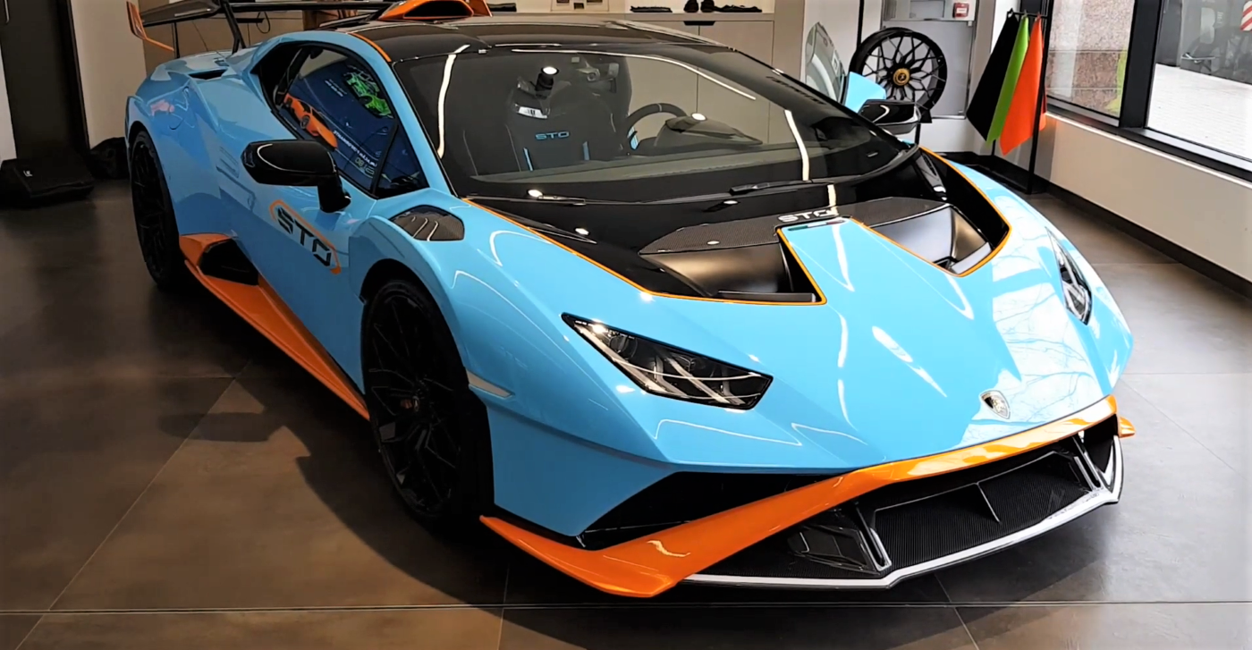 Lamborghini STO en la presentación en Barcelona