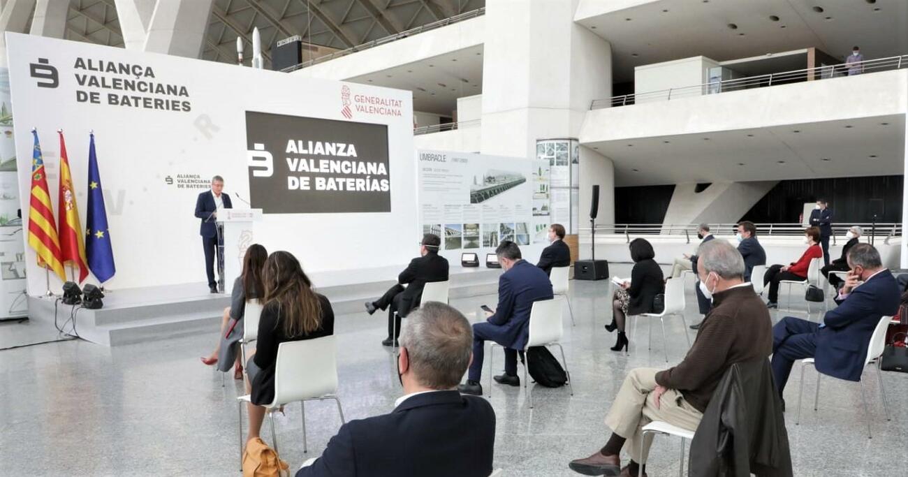 Presentación de la Alianza Valenciana de Baterías / GENERALITAT