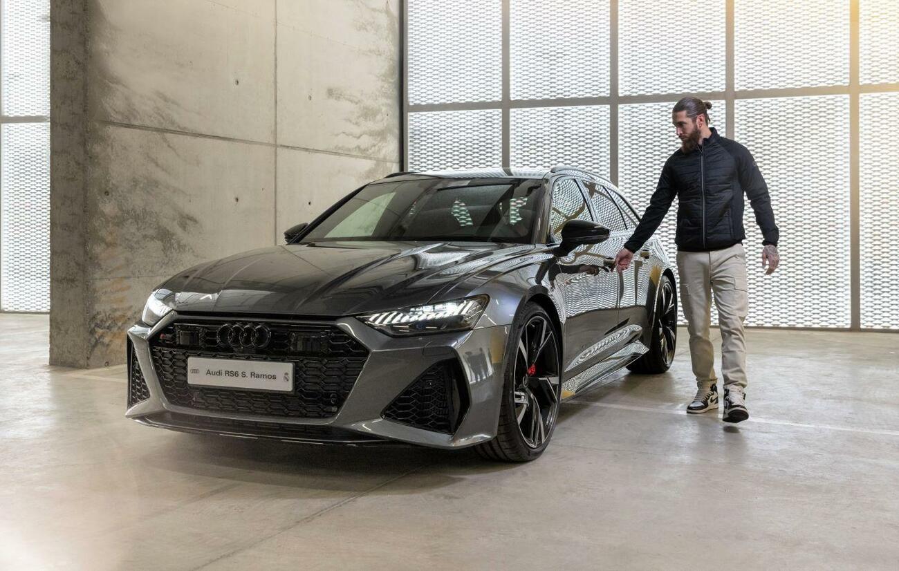 Sergio Ramos con su Audi RS6 / AUDI