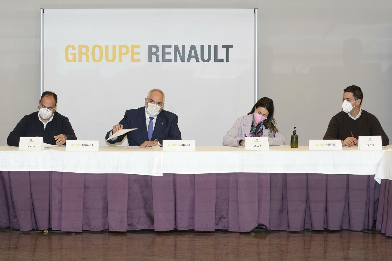 Firma del convenio colectivo de Renault España / EUROPA PRESS / CLAUDIA ALBA Firma del convenio colectivo de Renault España / EUROPA PRESS / CLAUDIA ALBA