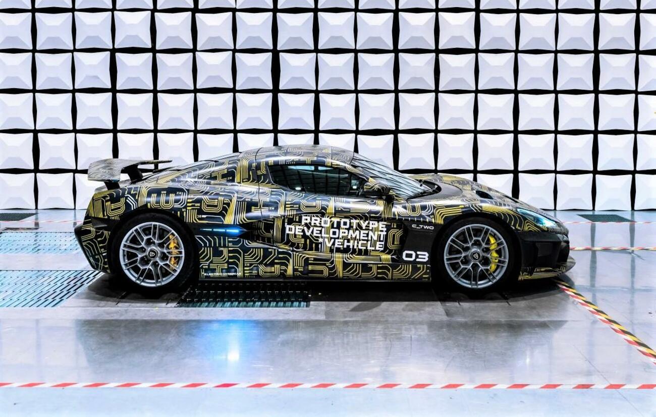Prototipo de superdeportivo eléctrico de Rimac / RIMAC Prototipo de superdeportivo eléctrico de Rimac / RIMAC