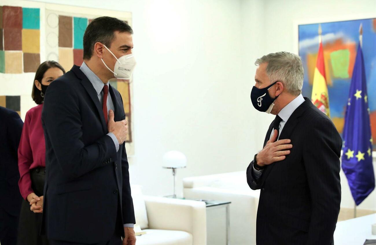 Pedro Sánchez con el presidente de Ford Europa, Stuart Rowley / FORD Pedro Sánchez con el presidente de Ford Europa, Stuart Rowley / FORD