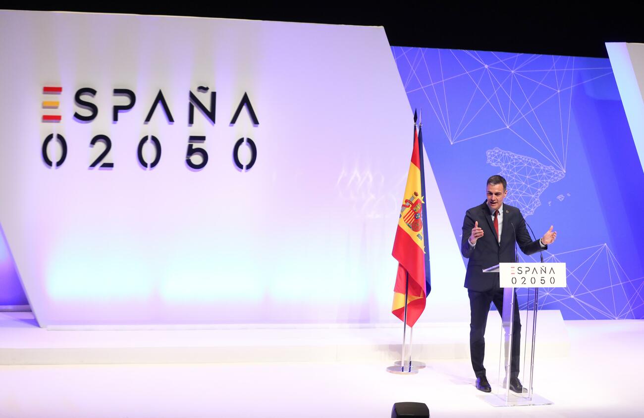 Pedro Sánchez presenta el Plan España 2050 / M. FERNÁNDEZ / EUROPA PRESS