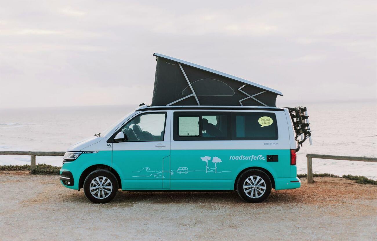 Caravana de la empresa de alquiler Roadsurfer