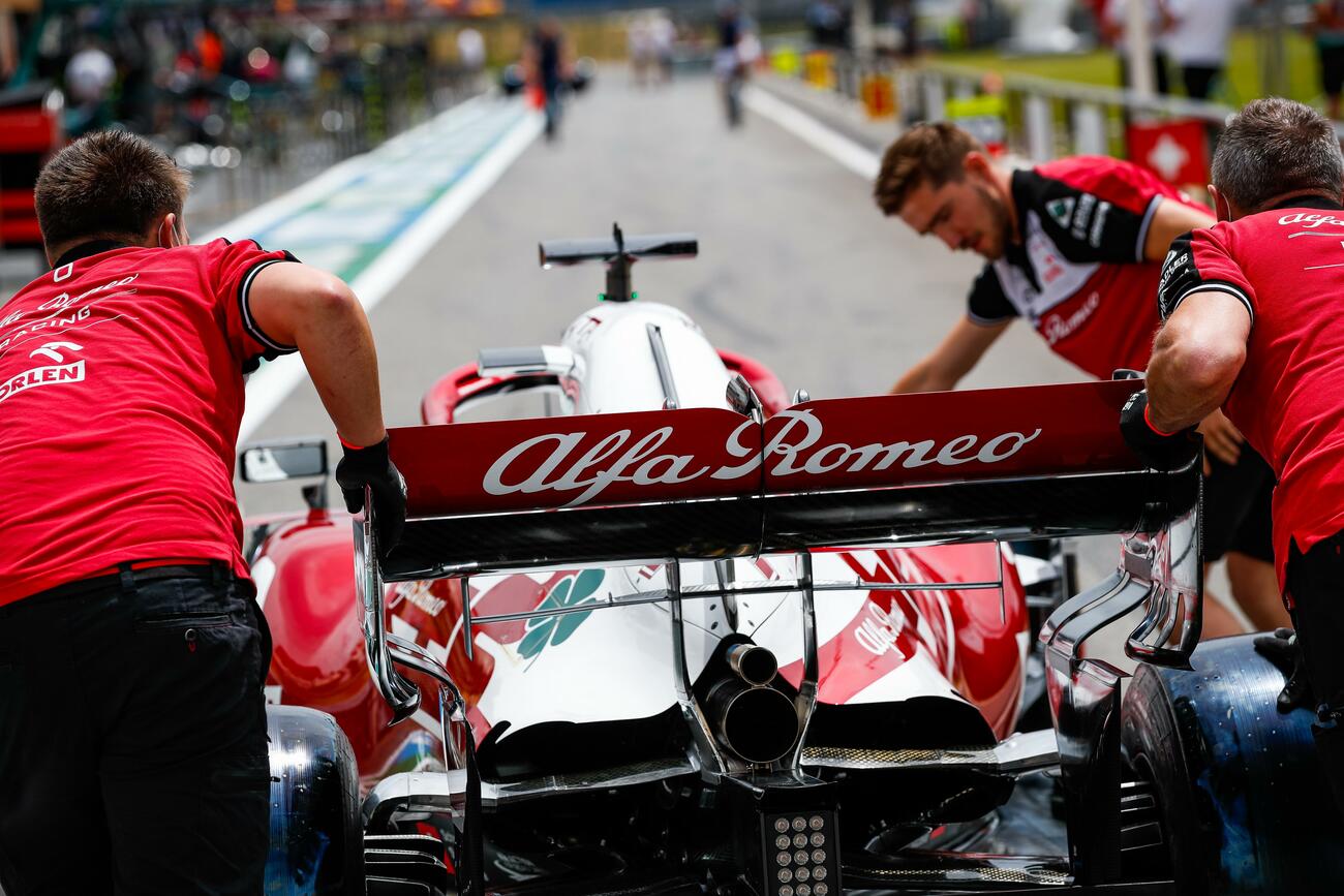 Preparativos del GP de F1 de Francia del equipo Alfa Romeo / FLORENT GOODEN / AFP7 / EUROPA PRESS