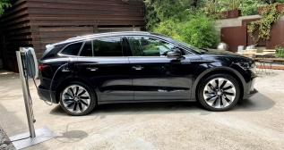 El eléctrico Skoda Enyaq iV en la prueba de Coche Global / AM