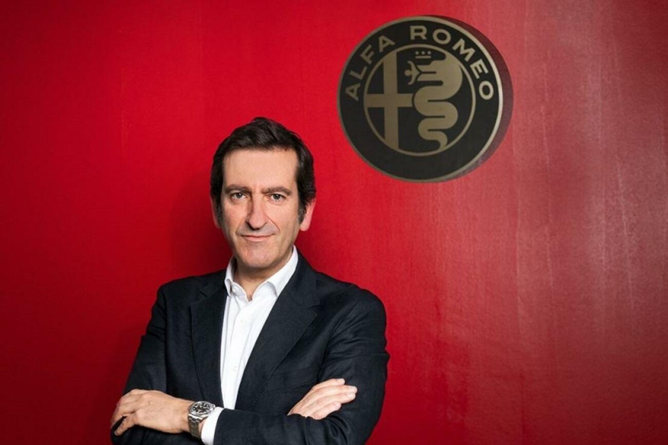 Alejandro Mesonero, con sus nuevos colores como diseñador de Alfa Romeo