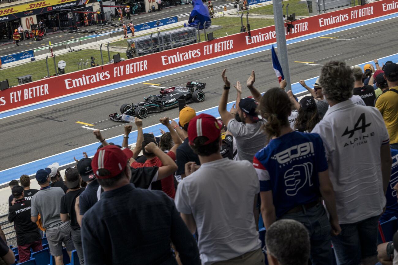 Elpúblico en la carrera del Gp de F1 de Francia / MARC DE MATTIA / DPP1 Elpúblico en la carrera del Gp de F1 de Francia / MARC DE MATTIA / DPP1