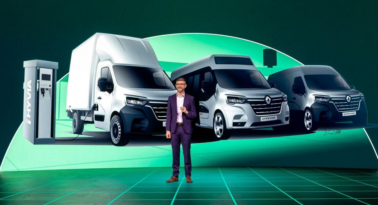 Presentación de los vehículos de hidrógeno de Hyvia de Renault / IVES FORESTIER / ALKAMA Presentación de los vehículos de hidrógeno de Hyvia de Renault / IVES FORESTIER / ALKAMA