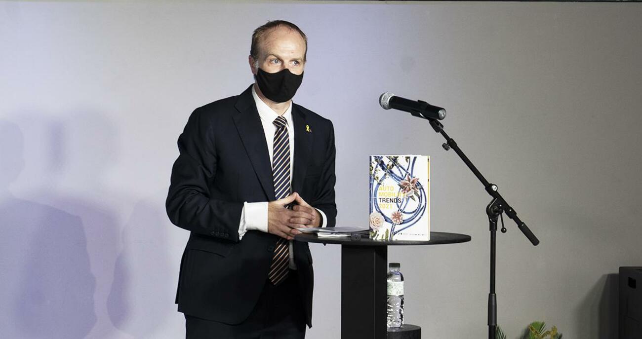 Albert Castellanos interviene en Auto Mobility Trends / LENA PRIETO Albert Castellanos interviene en Auto Mobility Trends / LENA PRIETO