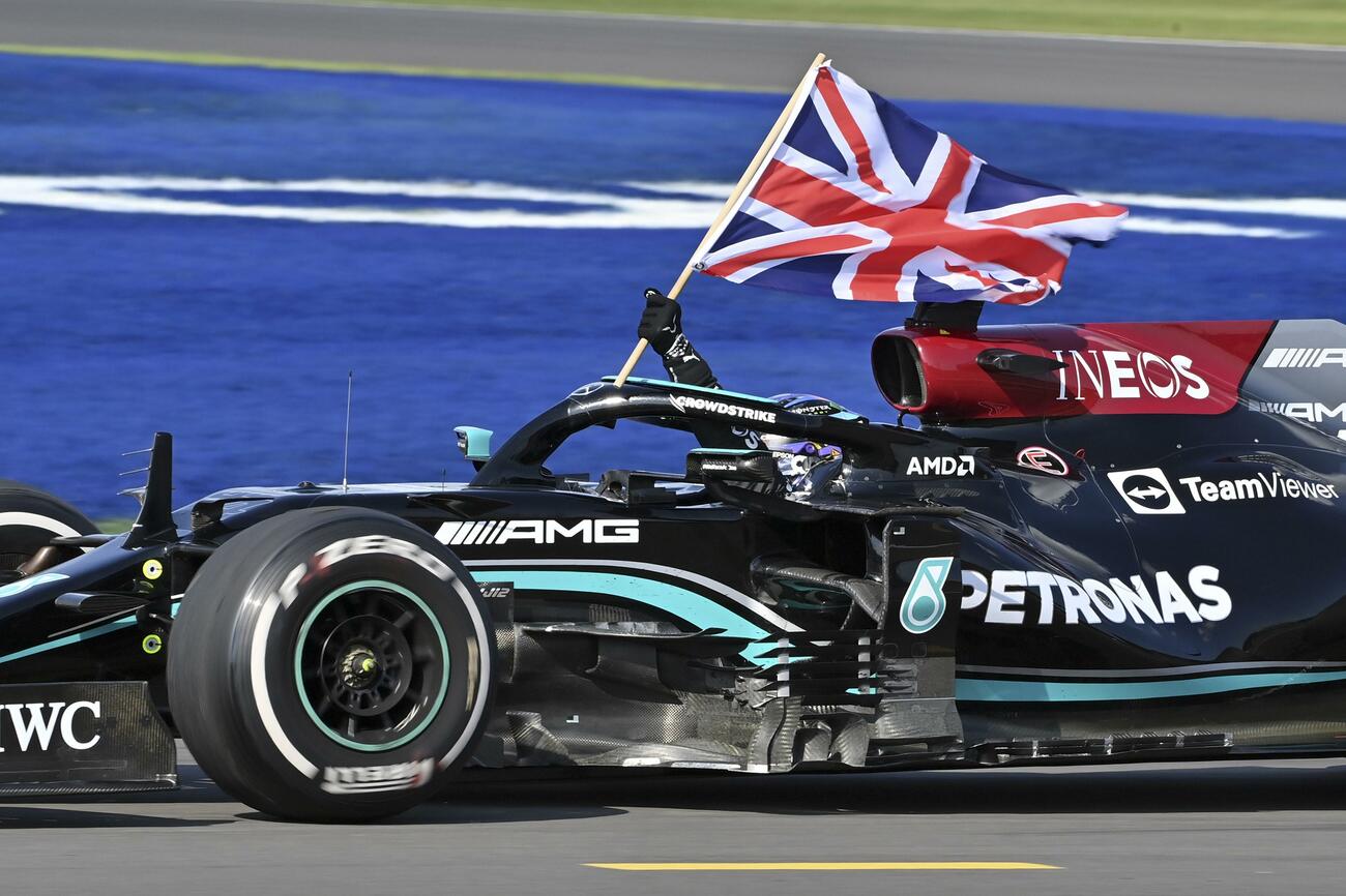Lewis Hamilton celebra su victoria en Silverstone / AFP7 / EUROPA PRESS