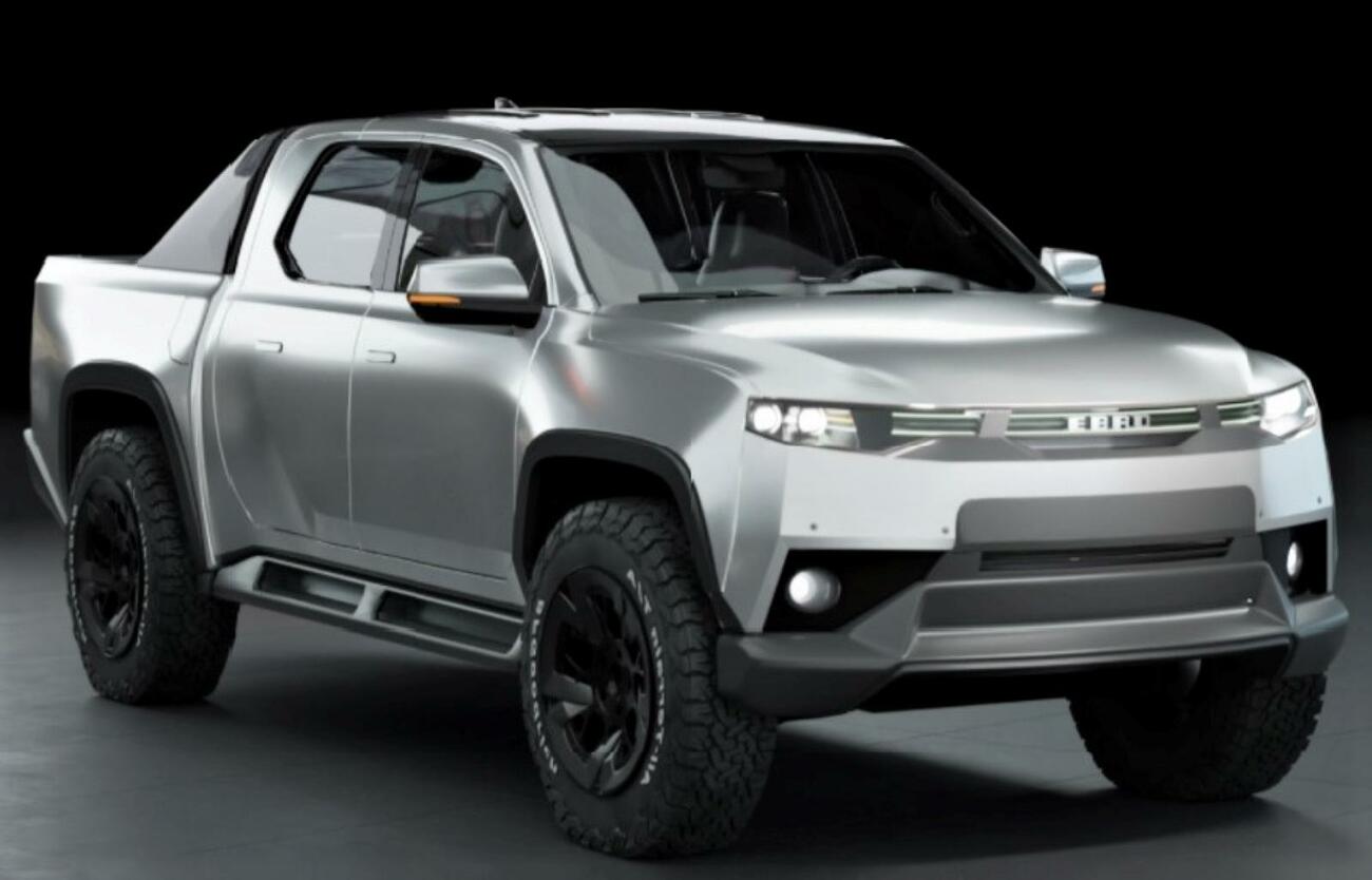 Prototipo del modelo Nissan Navara transformado en Ebro / ECOPOWER