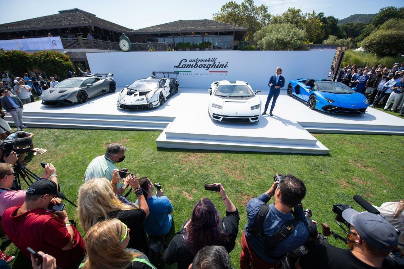 Lamborghini presenta la reedición del Countach en Pebble Beach