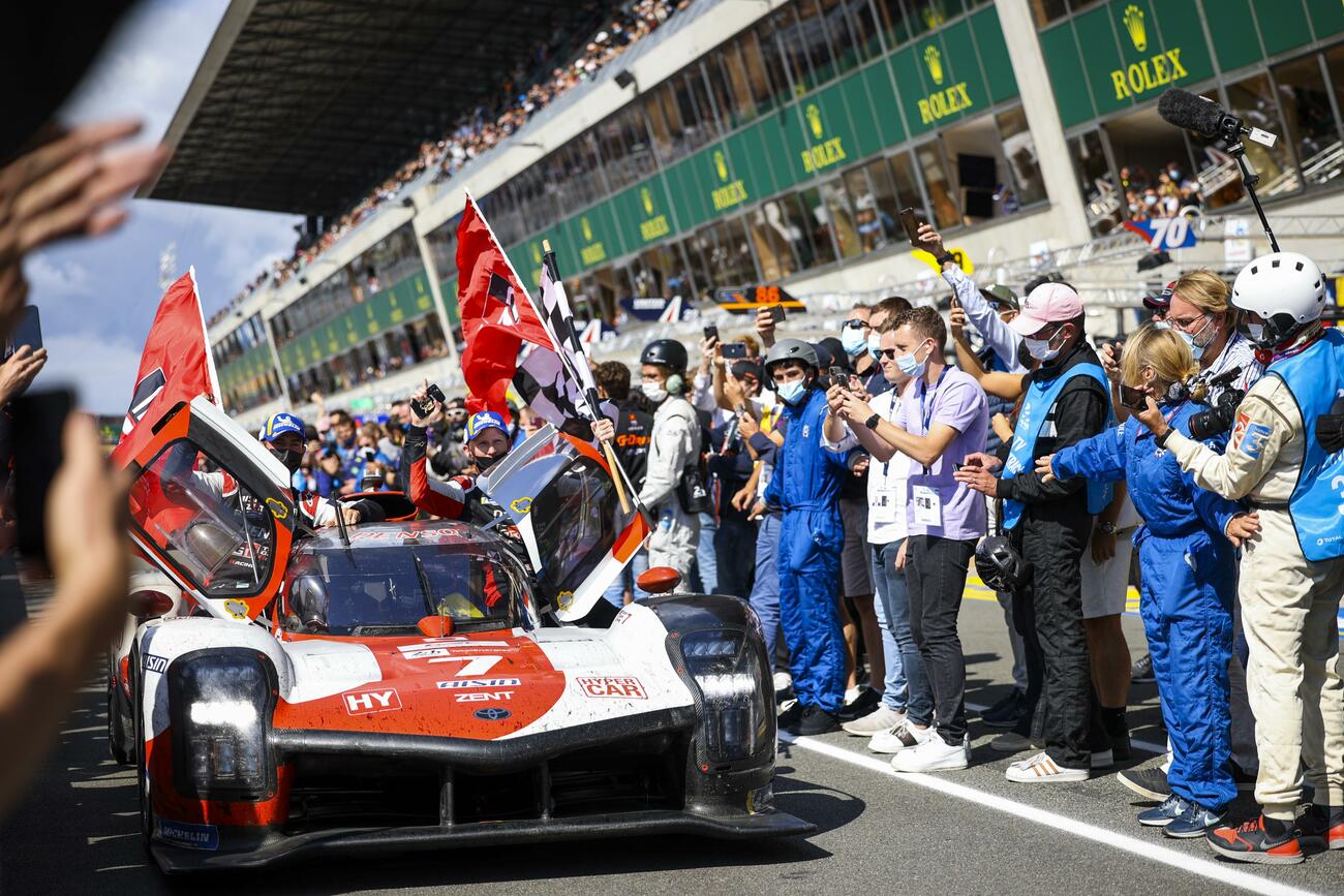 El coche de Toyota ganador de Le Mans 2021 / AFP7 / EUROPA PRESS