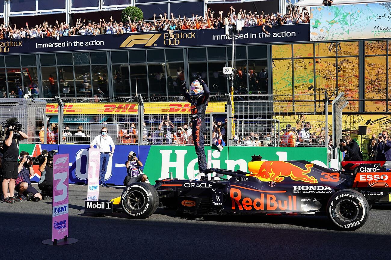 Max Verstappen celebra su victoria en el GP de Holanda / HASAN BRATIC / DPA / EUROPA PRESS