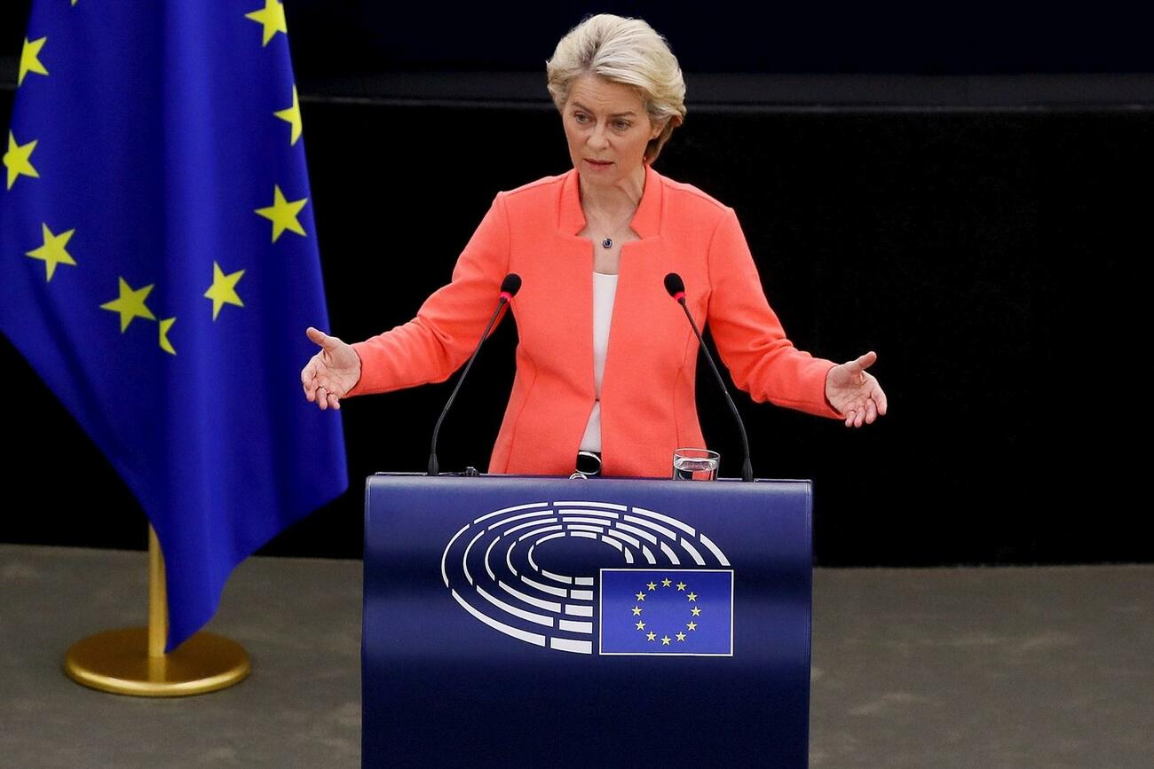 Ursula von der Leyen en el Parlamento europeo / EFE / EPA / JULIEN WARNAND Ursula von der Leyen en el Parlamento europeo / EFE / EPA / JULIEN WARNAND