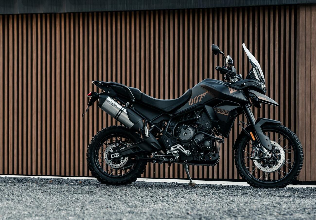 La moto de Jame Bond Triumph Tiger 900