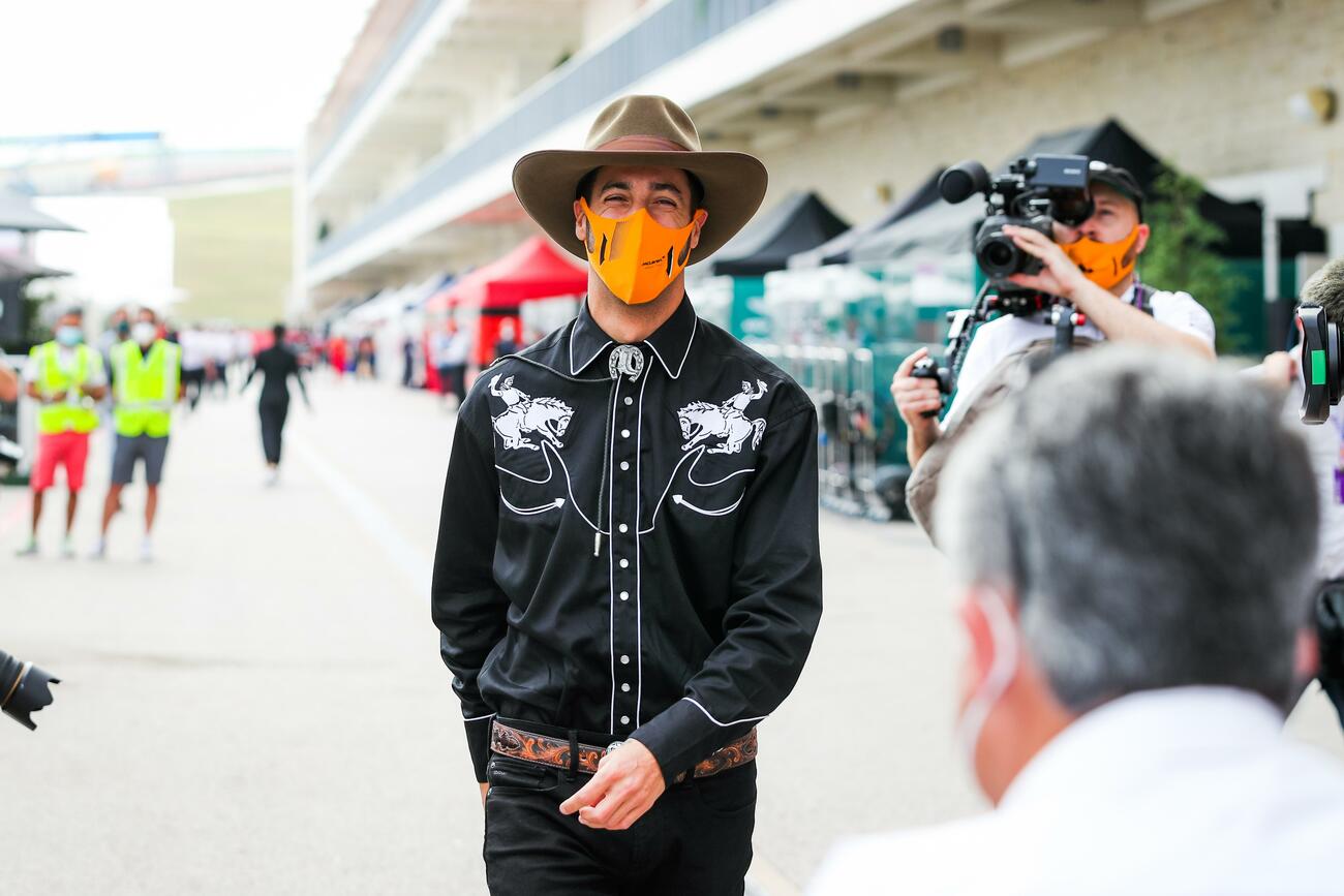 Daniel Ricciardo antes del GP de EEUU en Austin / FLORENT GOODEN / AFP7 / EUROPA PRESS