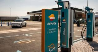 Punto de carga para coches eléctricos de Repsol