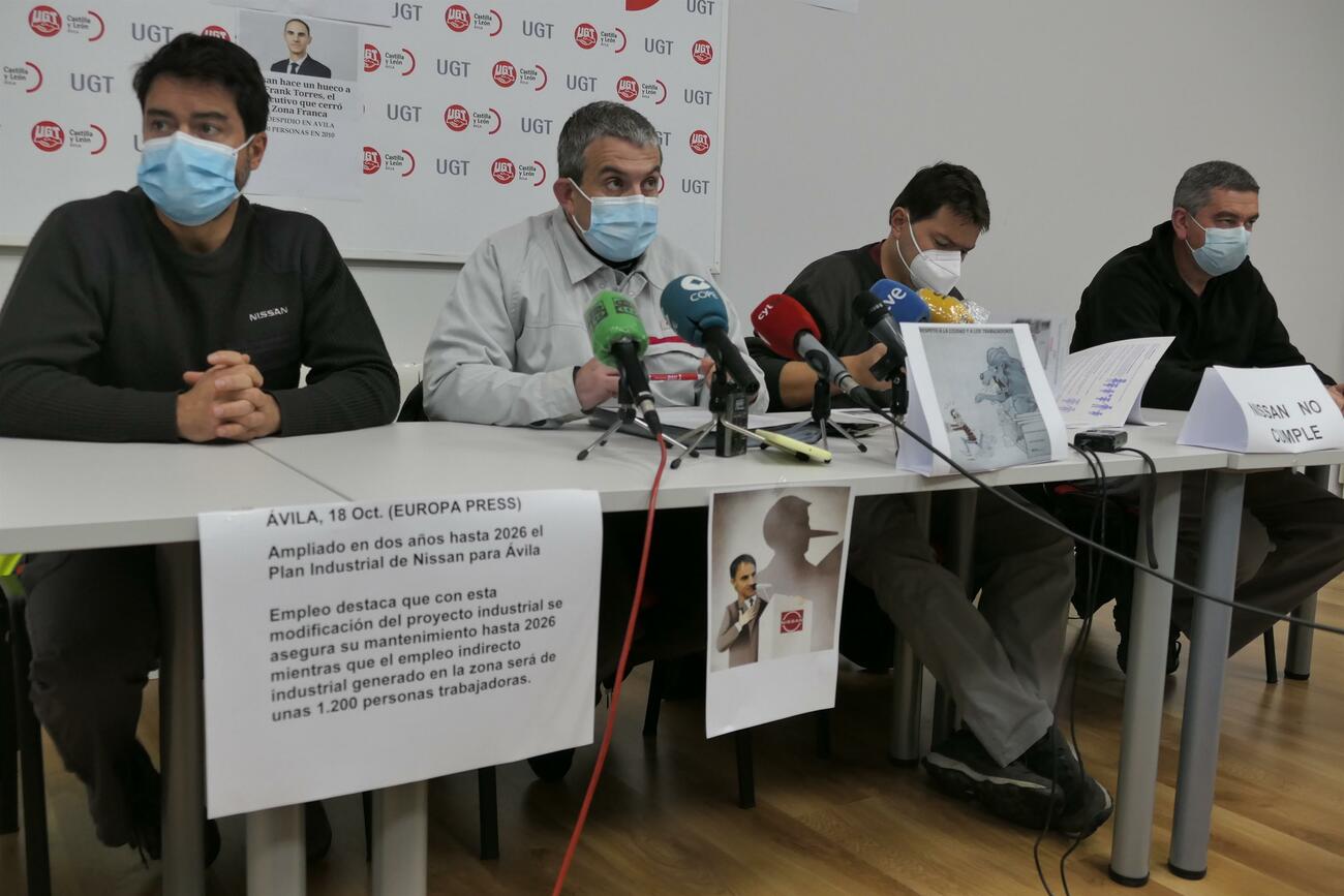 El comité de empresa de Nissan Ávila / EUROPA PRESS