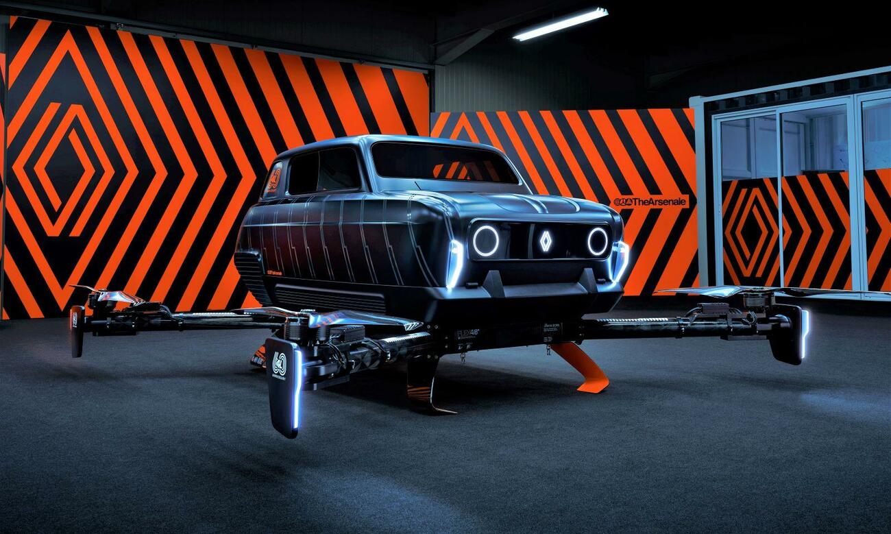 El Showcar AIR4, un Renault 4 volador / RENAULT