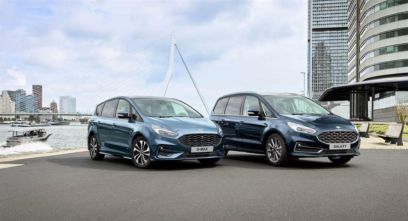Las nuevas versiones híbridas de Ford S Max y Galaxy