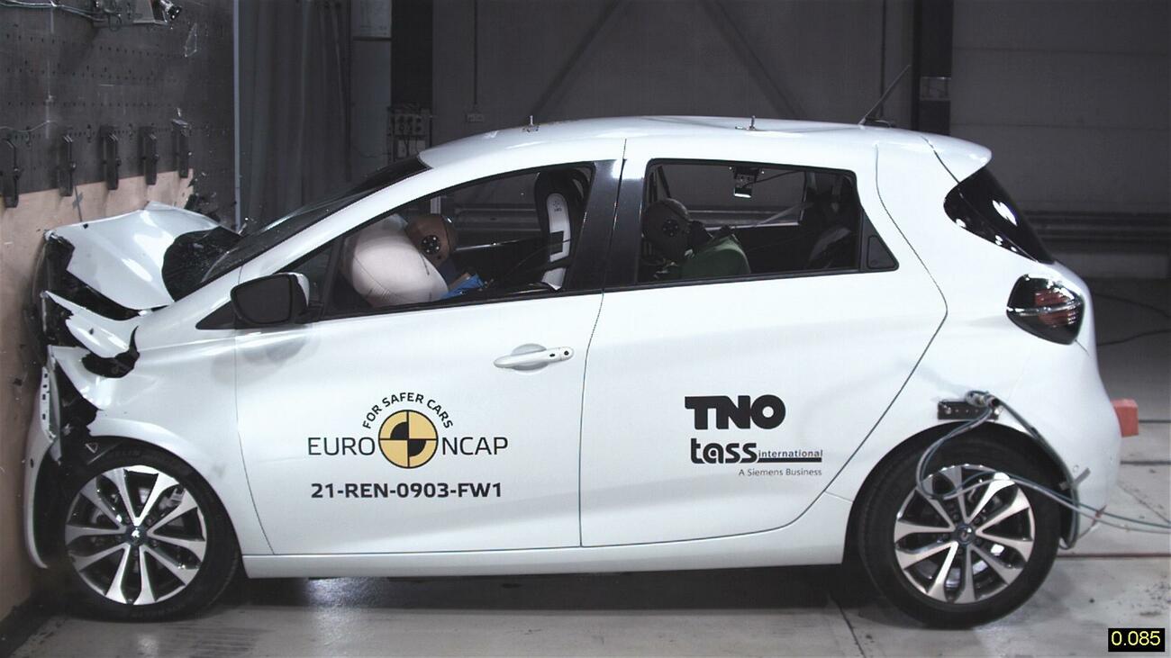 Prueba con cero estrellas del Renault Zoe / EURO NCAP