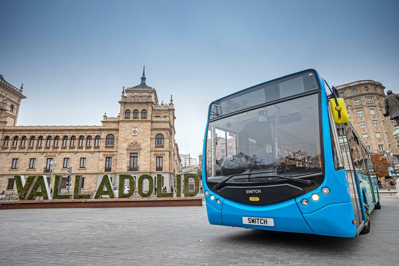 Autobús eléctrico de Switich Mobility en Valladolid
