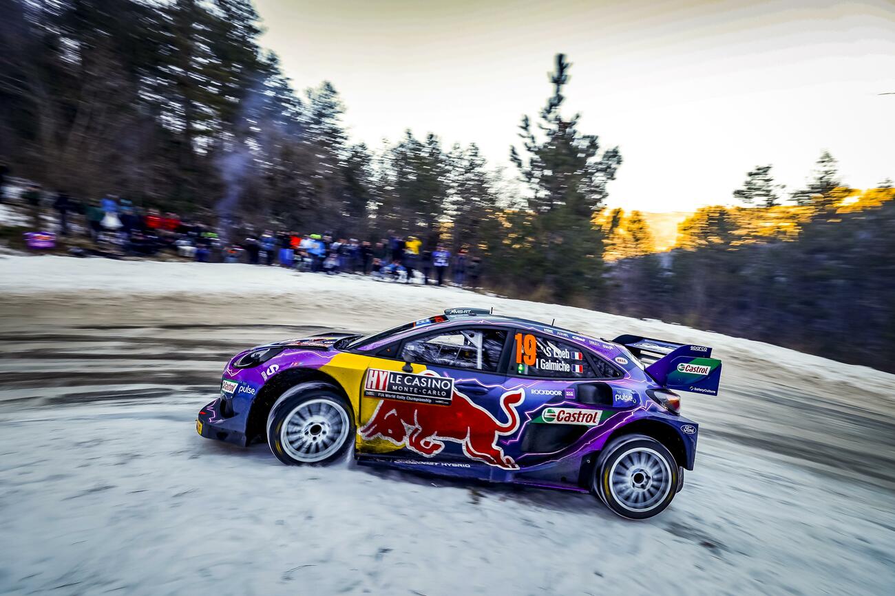 Sebastien Loeb en el Ford Puma en Montecarlo / GRÉGORY LENORMAND / AFP7 / EUROPA PRESS