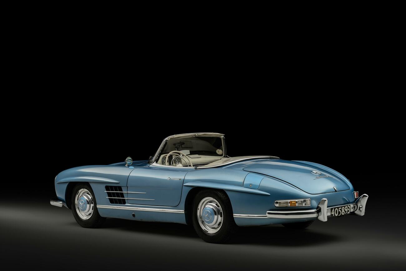 El Mercedes 300 SL Roadster de 1958 de Fangio