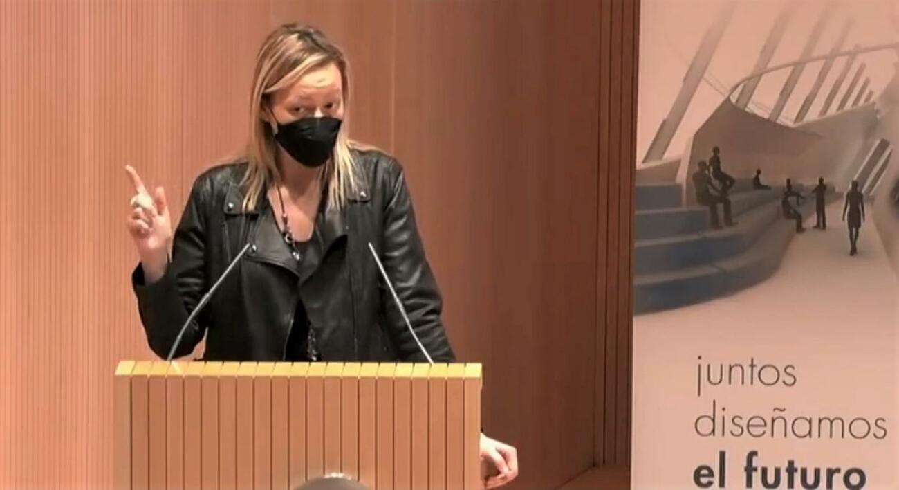 Marta Gastón, consejera de Economía de Aragón, en Auto Mobility Trends