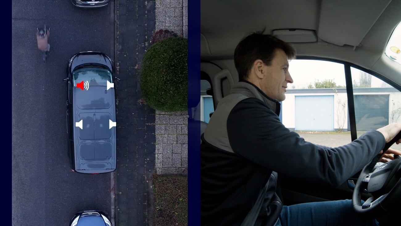 Alerta acústica direccional de Ford