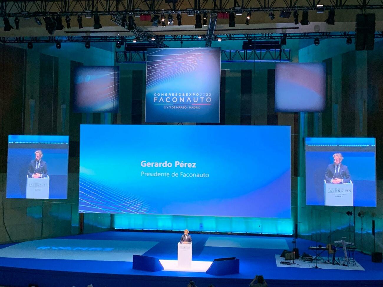 Gerardo Pérez, presidente de Faconauto, en el congreso / EUROPA PRESS