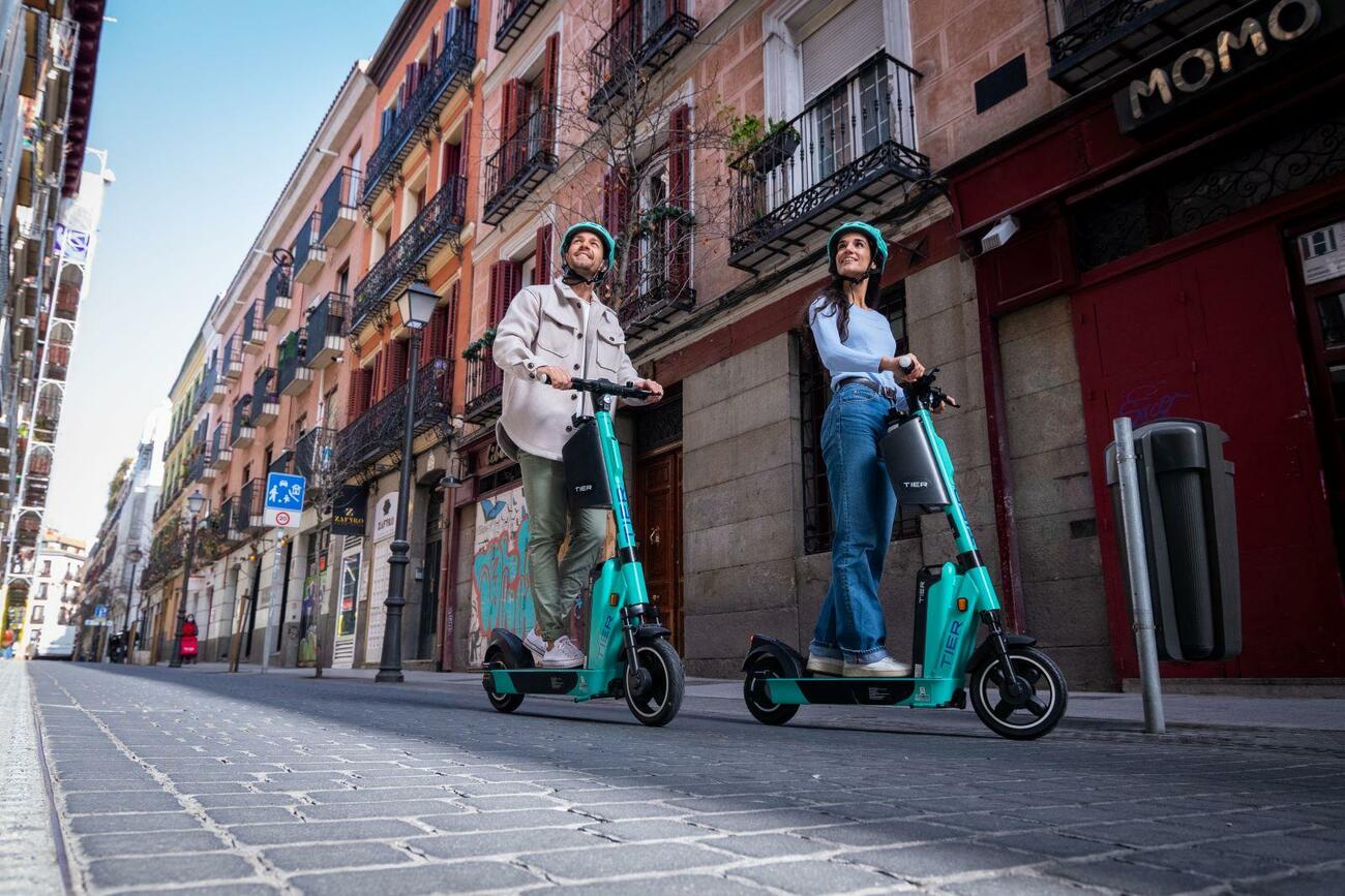 Patinetes de Tier Mobility en España / TIER